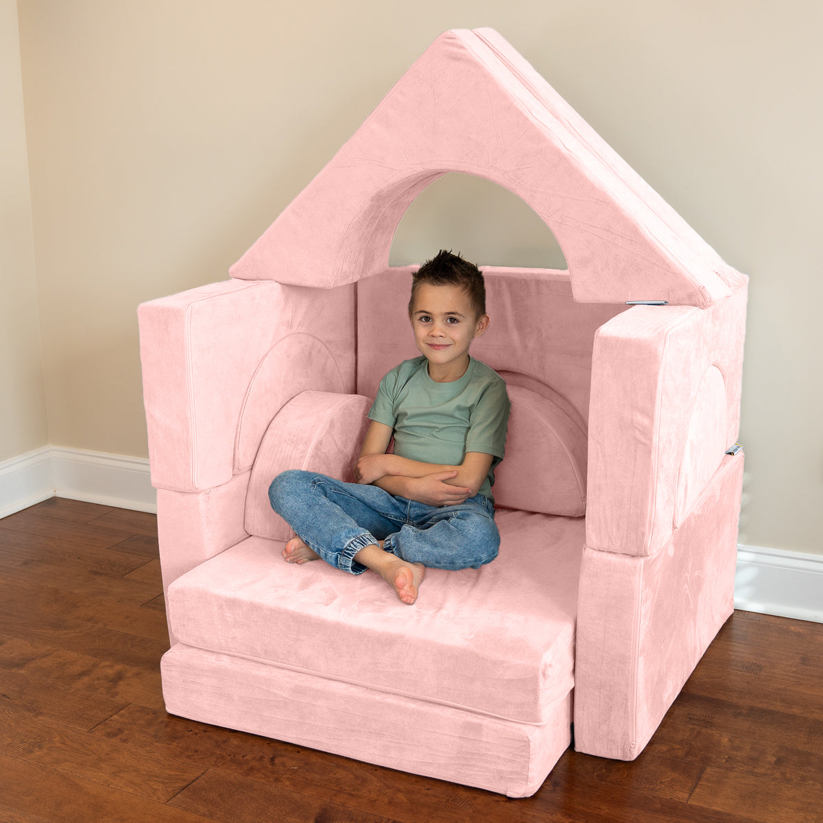 Pink kids couch online